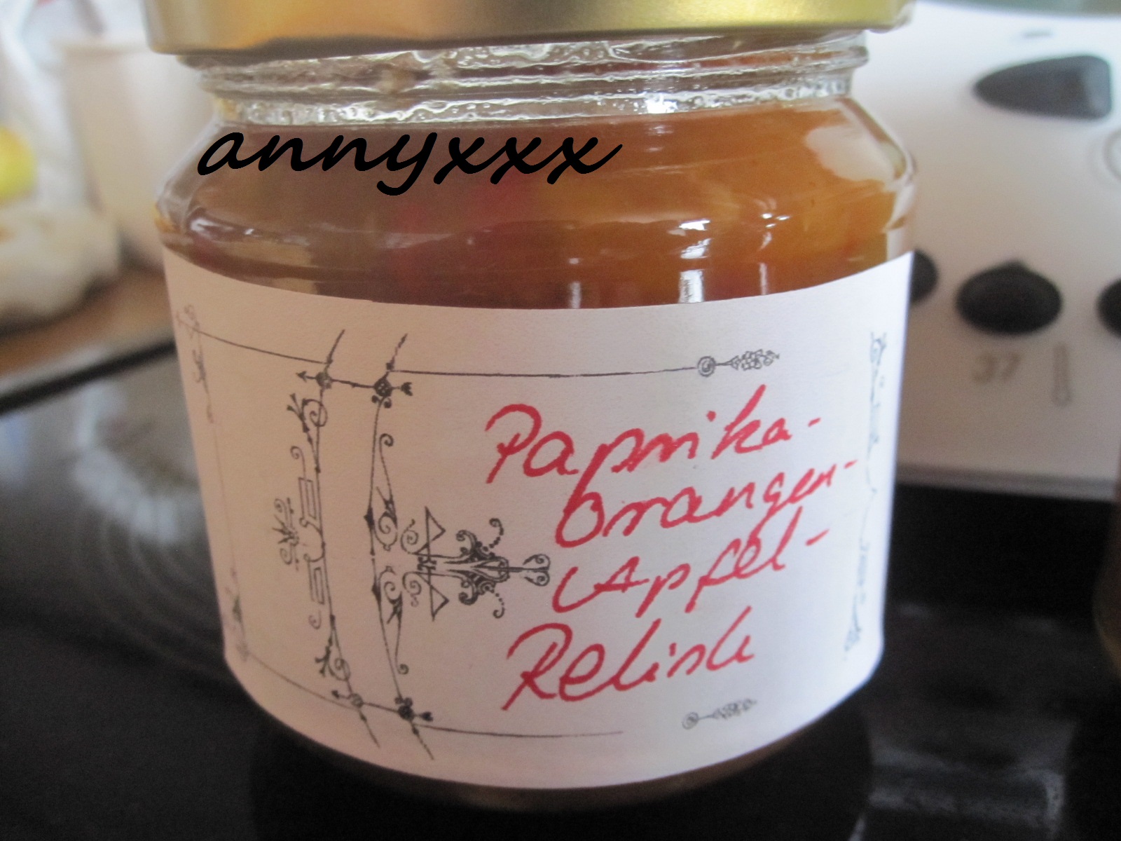 Thermomix Rezept: Paprika Orangen Apfel Relish